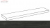 Плитка Italon Рум Вуд Блэк ступень угловая левая (33x120)